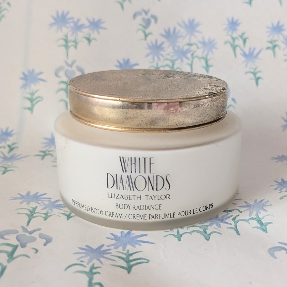 White Diamonds Body Radiance Perfumed Body Cream 8.4 oz Jar Elizabeth Taylor